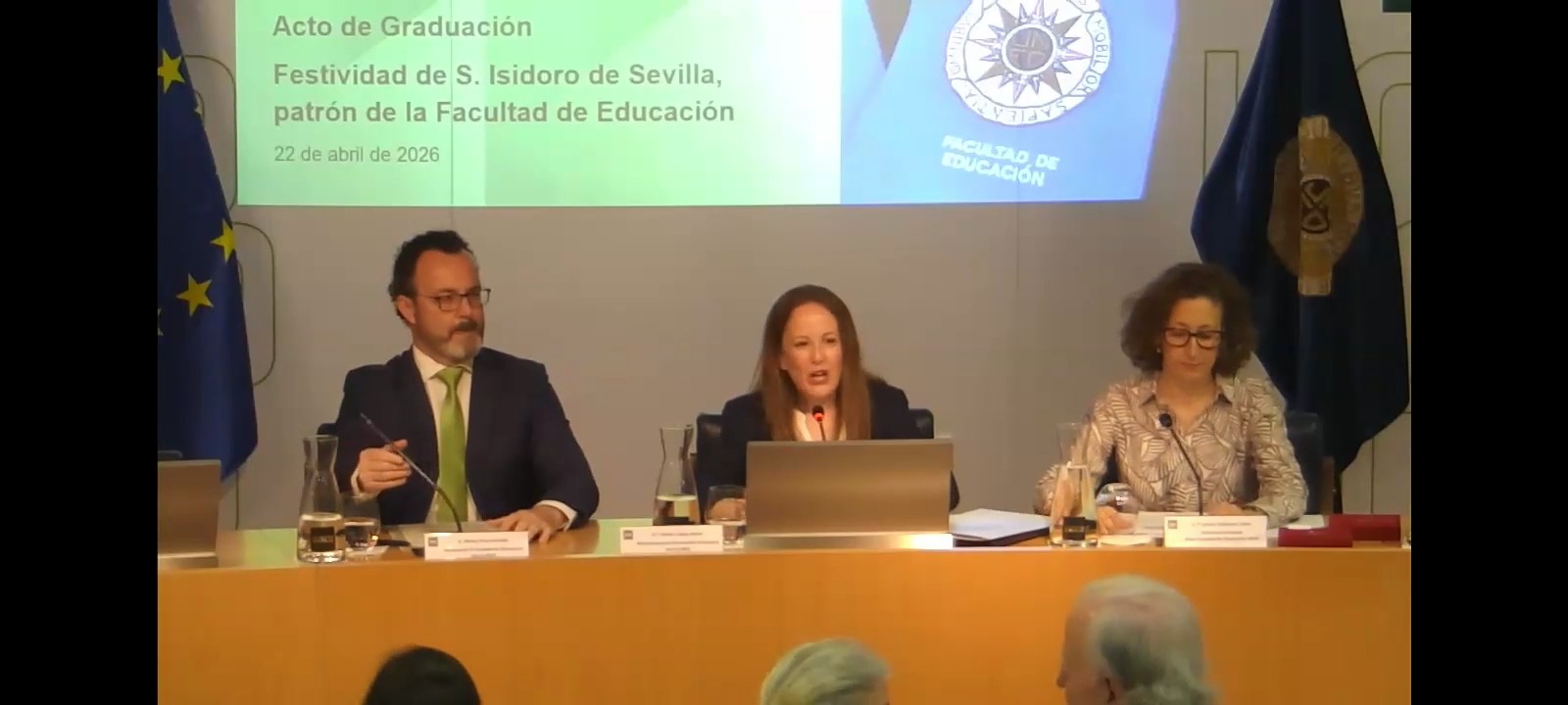 Acto del patrón de la Facultad de Educación y Graduación