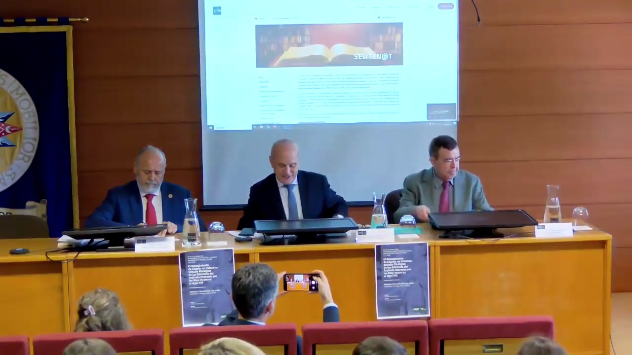 Entrega del VII Premio de Investigación Filológica "Profesor José Romera Castillo"