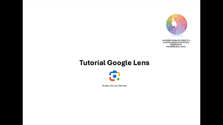 MOOC 1 – Módulo 1. Iniciación a las competencias digitales básicas. Videotutorial Google Lens