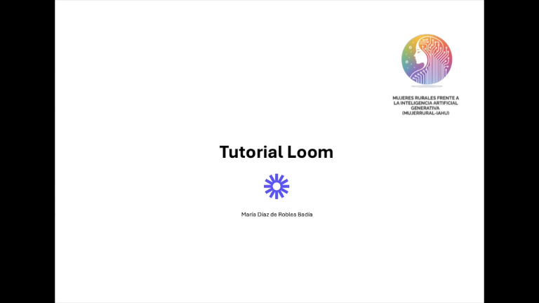 MOOC 3 – Módulo 3. Competencias para un teletrabajo. Videotutorial Loom