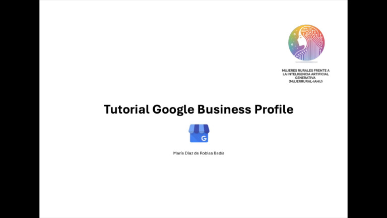 MOOC 3 – Módulo 2. Búsqueda de empleo. Videotutorial Google Business Profile