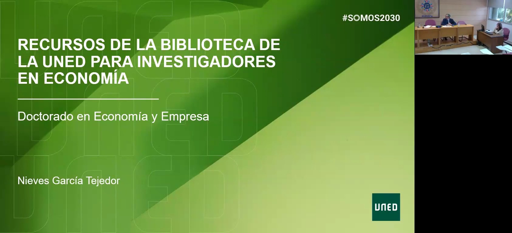 Recursos de la biblioteca para investigadores en economía