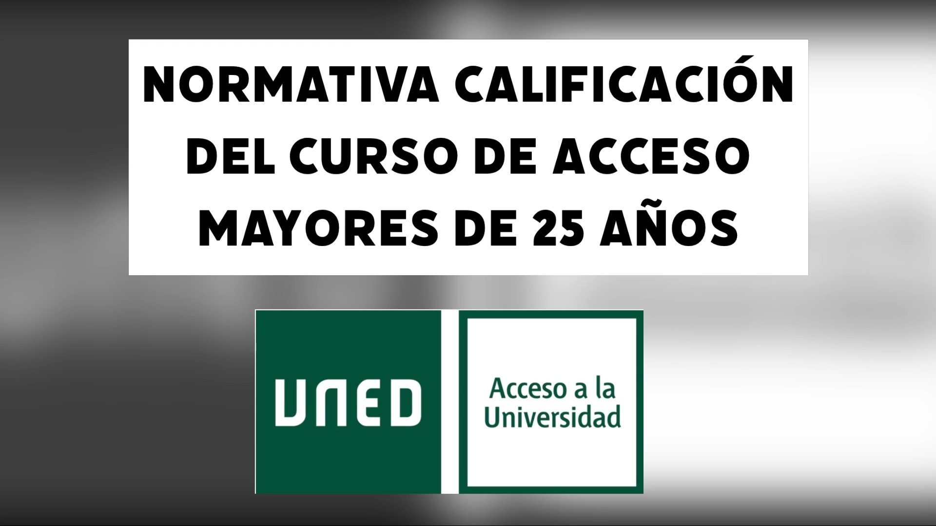 Calificaciones curso de Acceso 25 (corto)