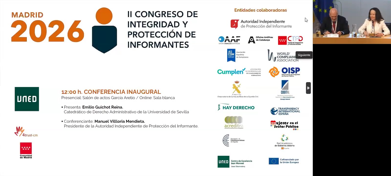 Conferencia Inaugural