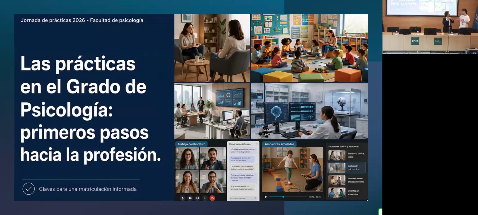 Las prácticas en el Grado de Psicología: primeros pasos hacía la profesión