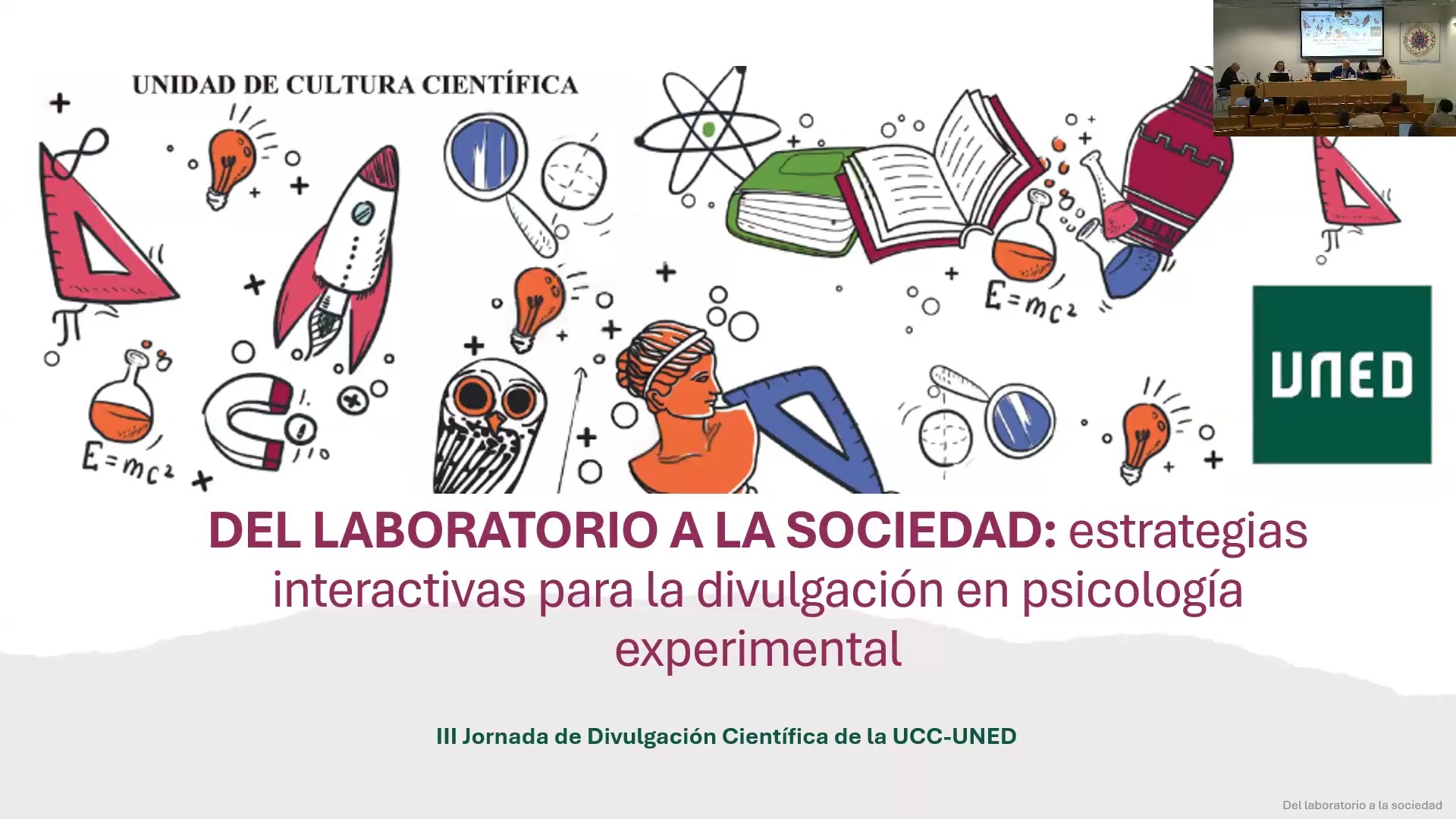Del laboratorio a la sociedad: estrategias interactivas para la divulgación en psicología experimental