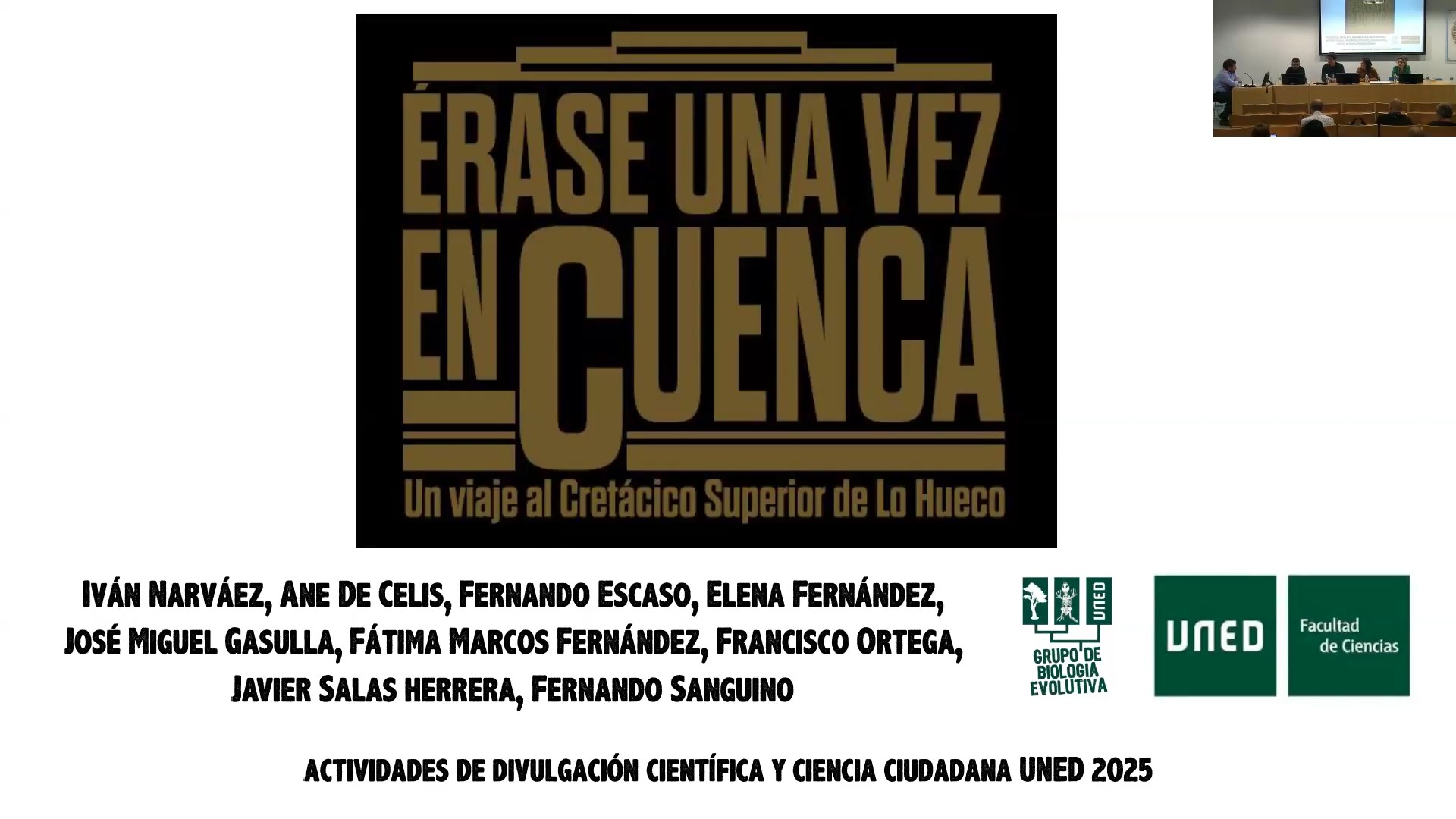 Érase una vez en Cuenca: un viaje al Cretácico Superior de Lo Hueco