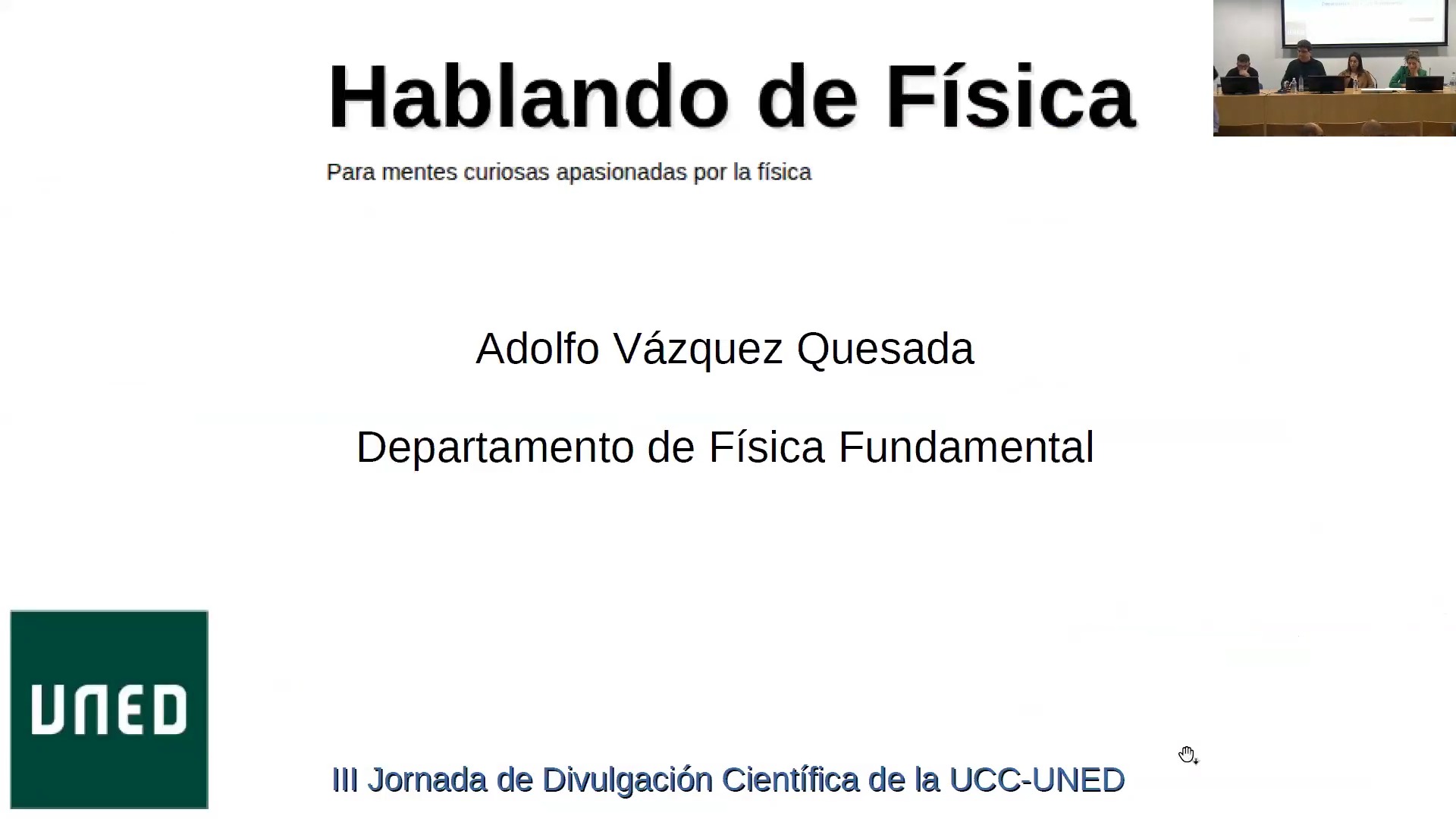 Hablando de física