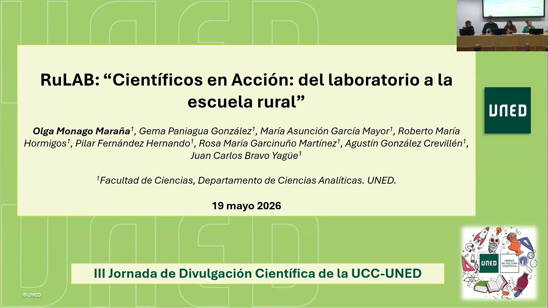 RuLAB: “Científicos en Acción: del laboratorio a la escuela rural"