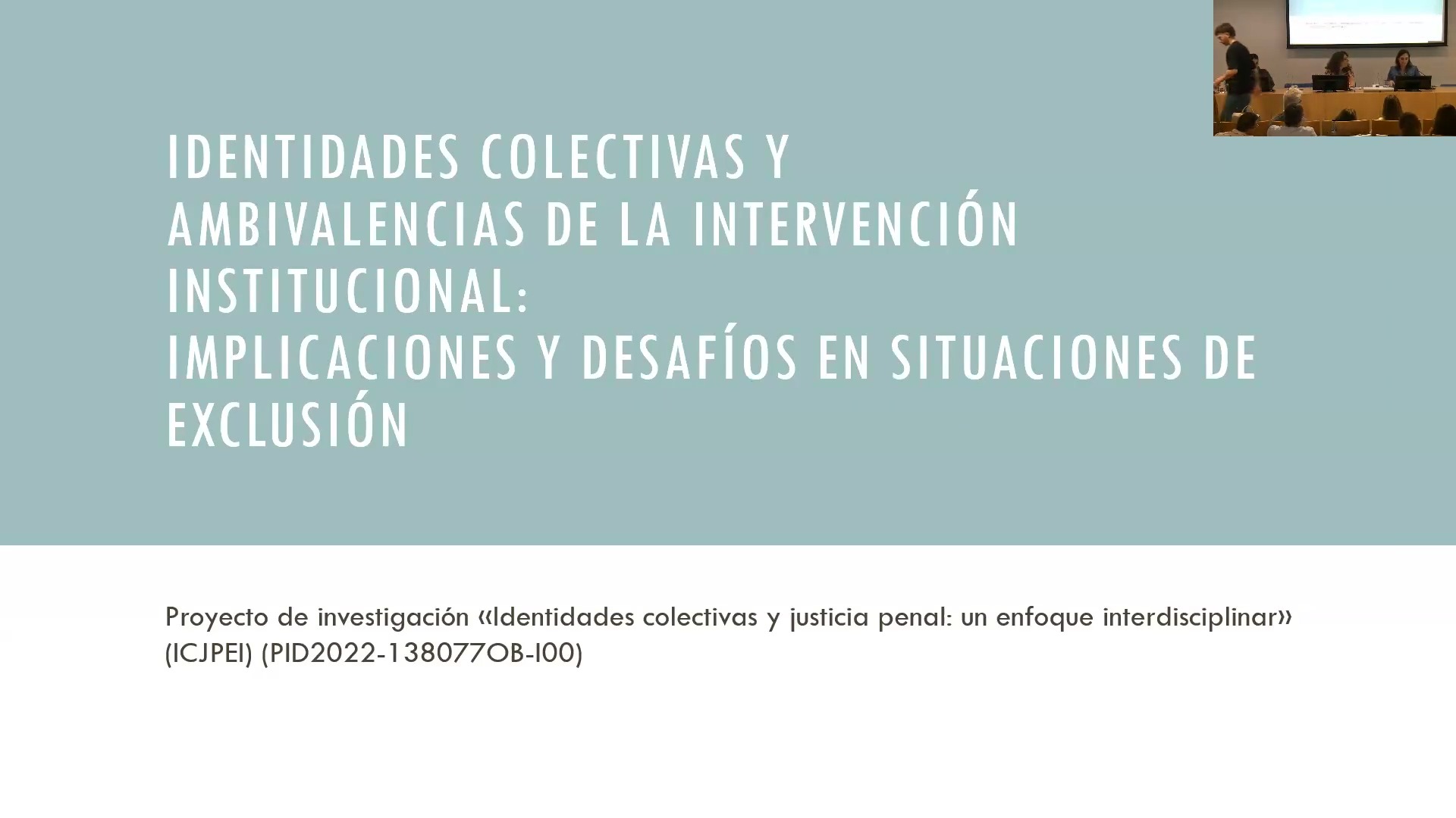 Identidades colectivas y ambivalencias de la intervención institucional: implicaciones y desafíos en situaciones de exclusión