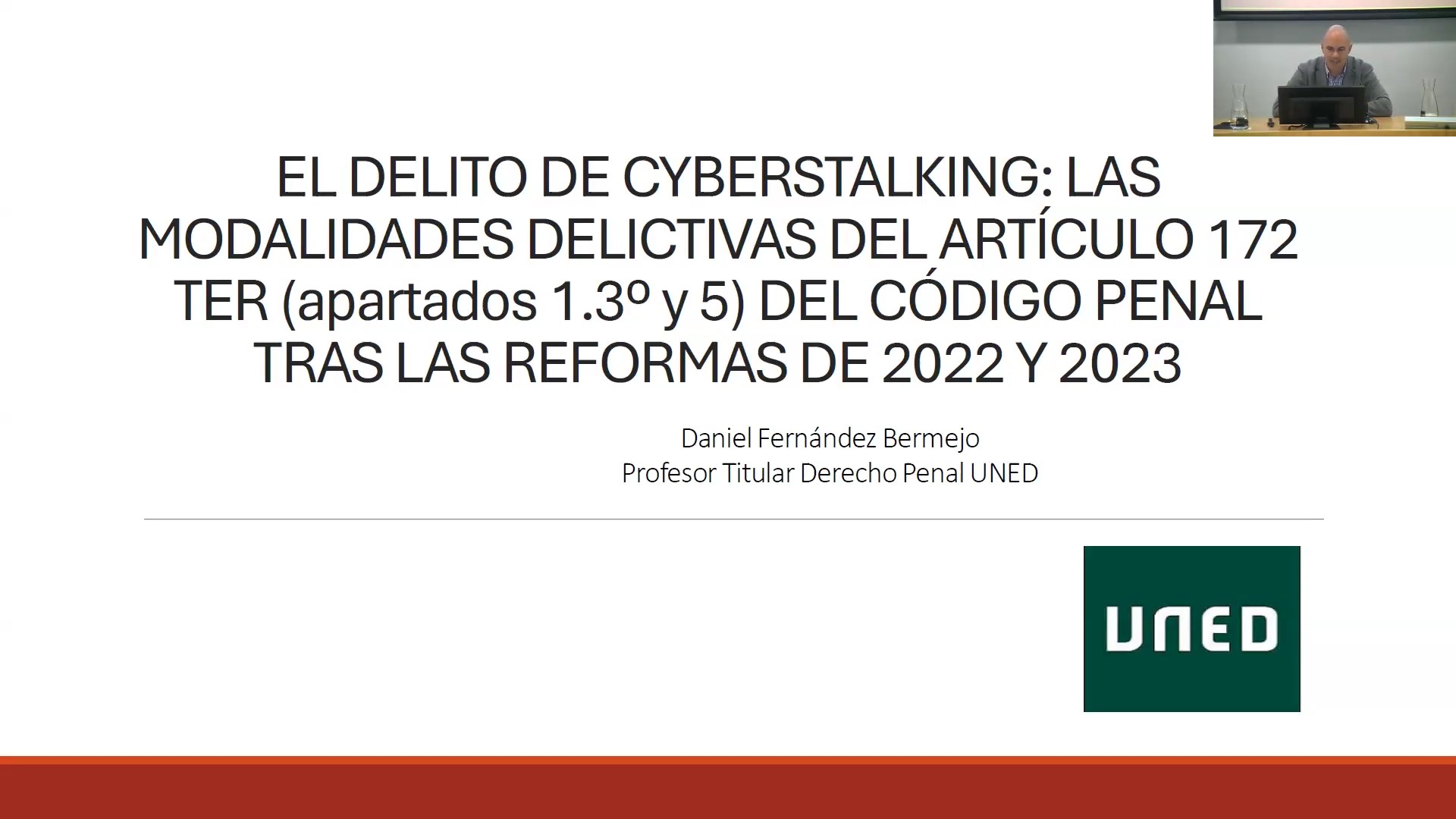 El delito de cyberstalking: las modalidades delictivas del artículo 172 ter (apartados 1.3ª y 5) del CP tras las reformas de 2022 y 2023