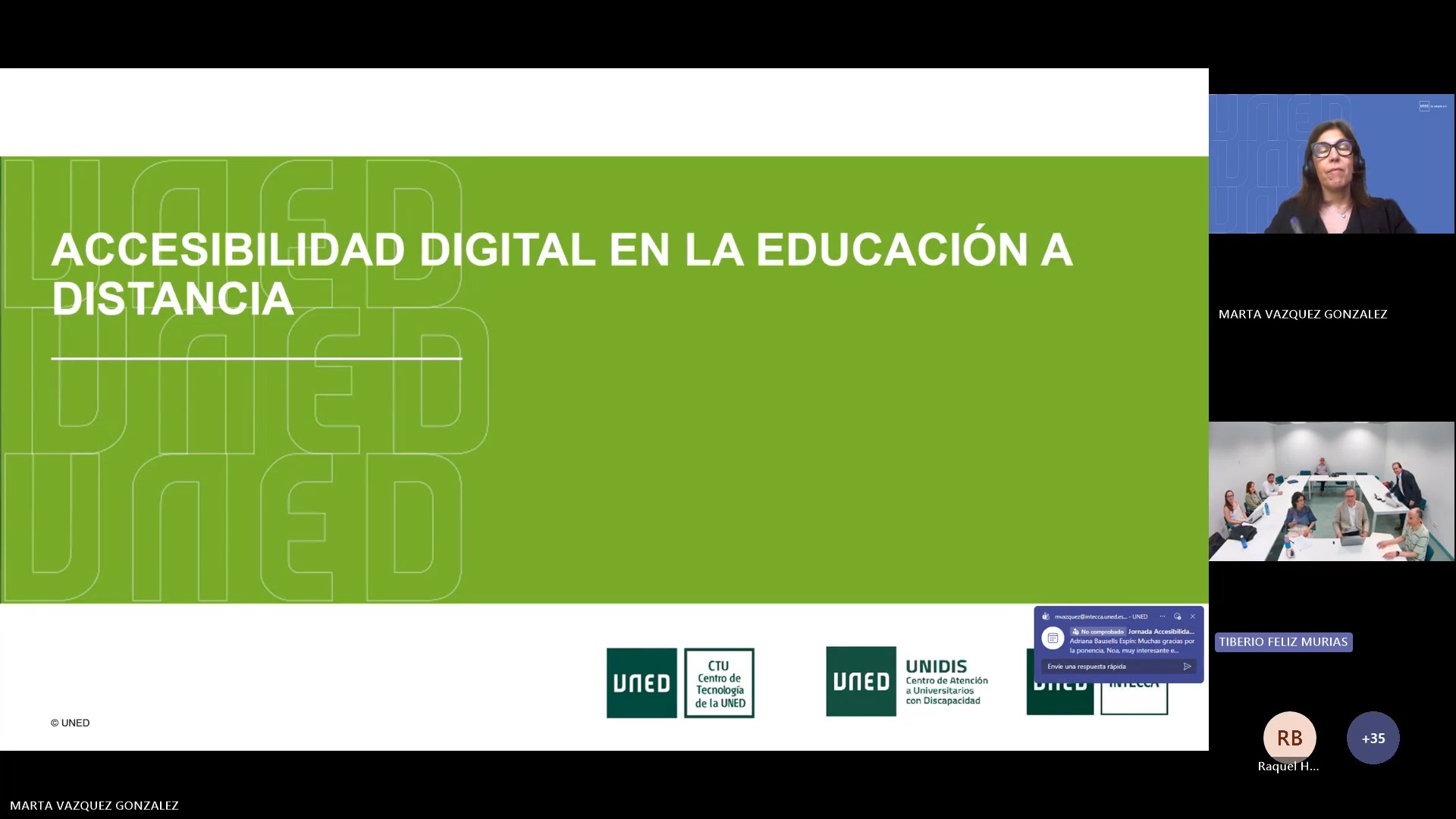 Mesa redonda: Practicas Inspiradoras UNED sobre accesibilidad digital en la educación a distancia