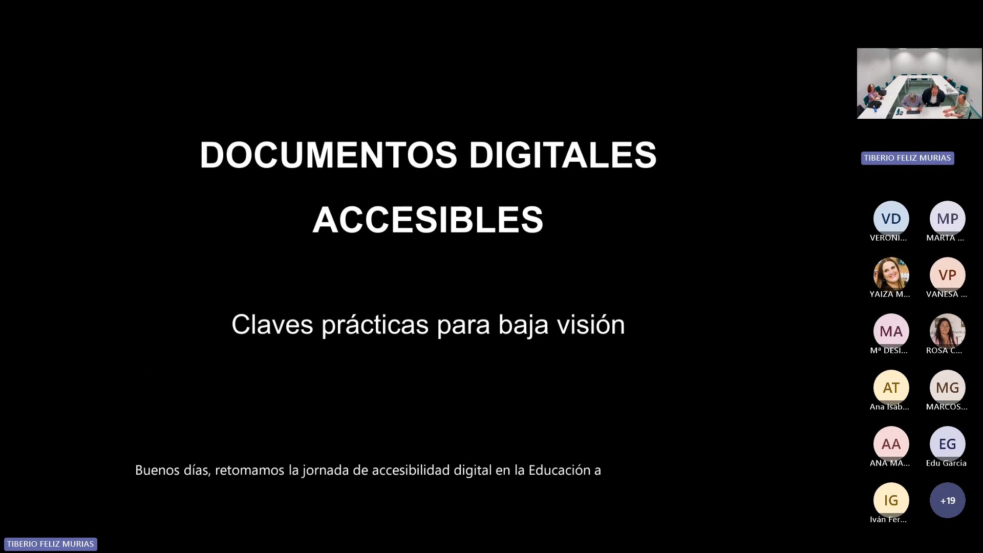 Taller - Documentos digitales accesibles: claves prácticas para baja visión.