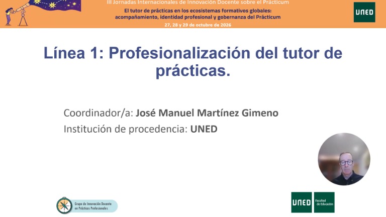 Línea 1. Profesionalización del tutor de prácticas
