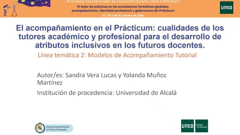 El acompañamiento en el Prácticum: cualidades de los tutores académico y profesional para el desarrollo de atributos inclusivos en los futuros docentes ¡