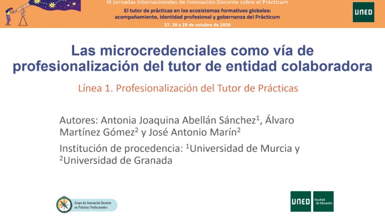 Las microcredenciales como vía de profesionalización del tutor de entidad colaboradora