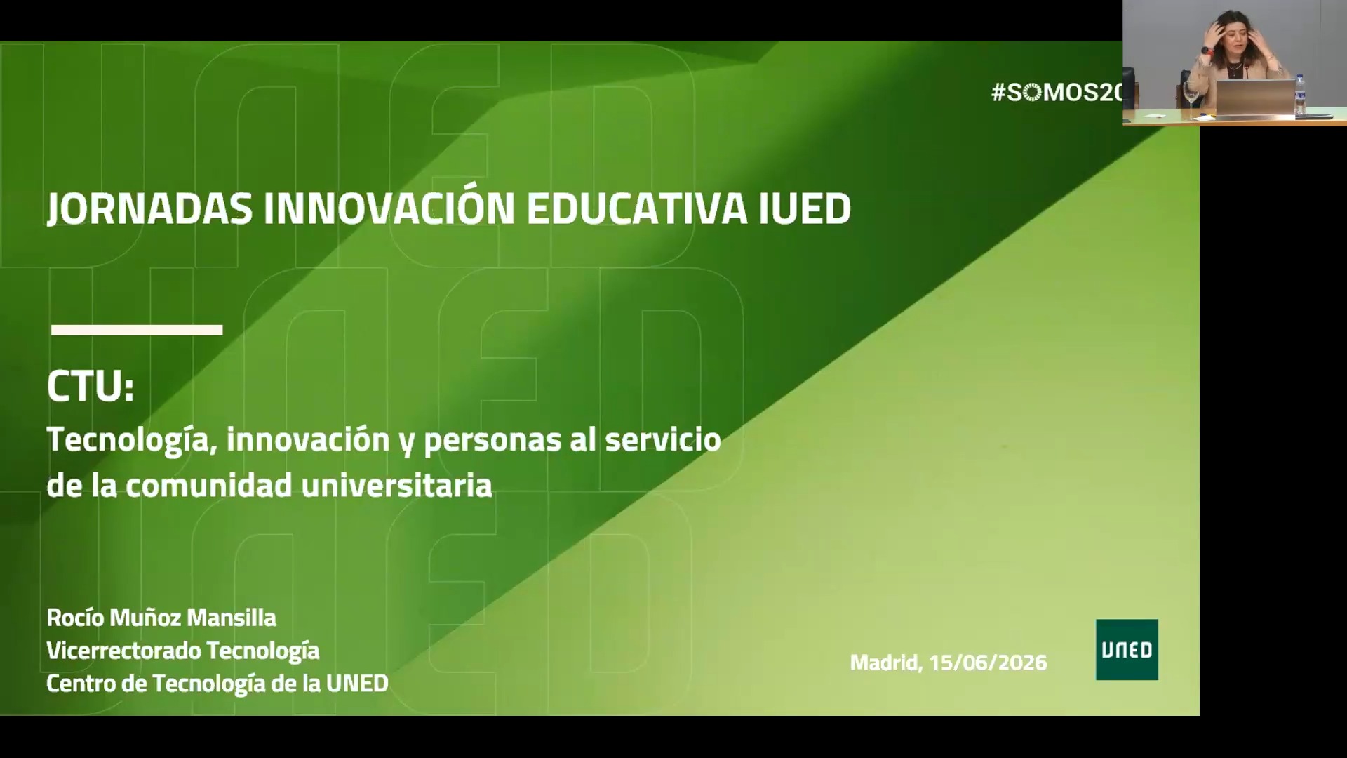 Tecnología, Innovación y personas al servicio de la comunidad universitaria