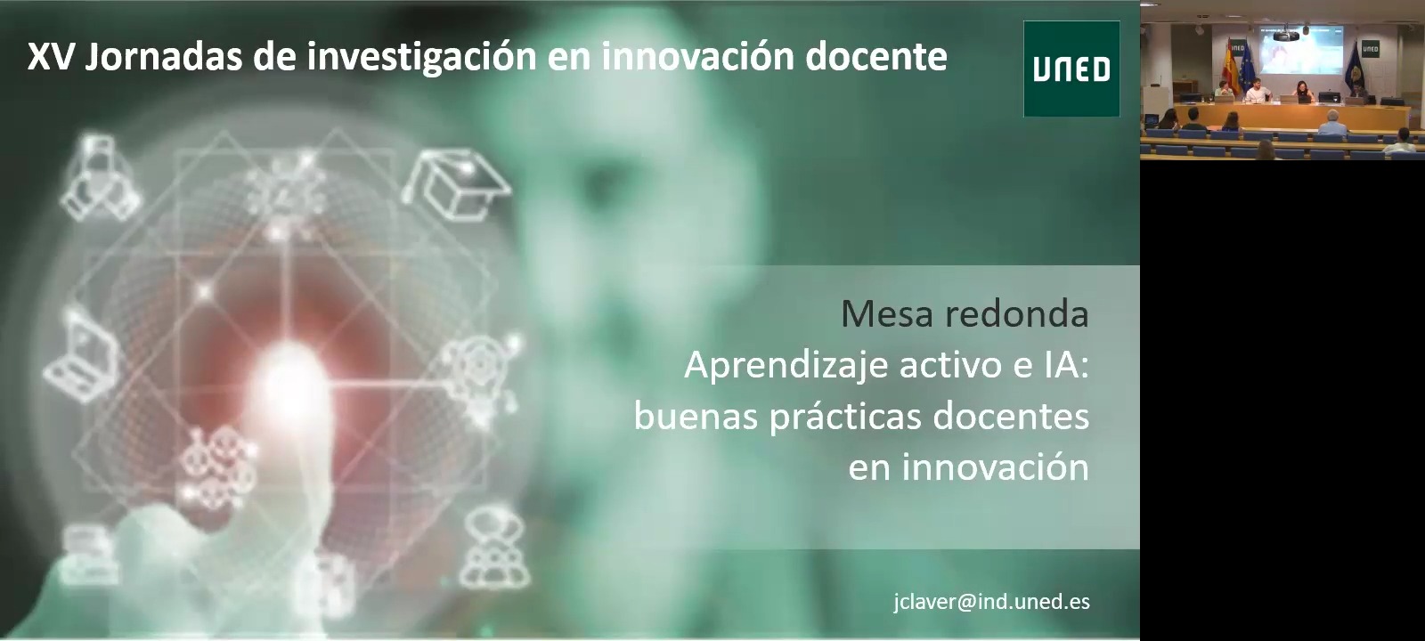 Mesa redonda: Aprendizaje activo IA buenas prácticas docentes en innovación
