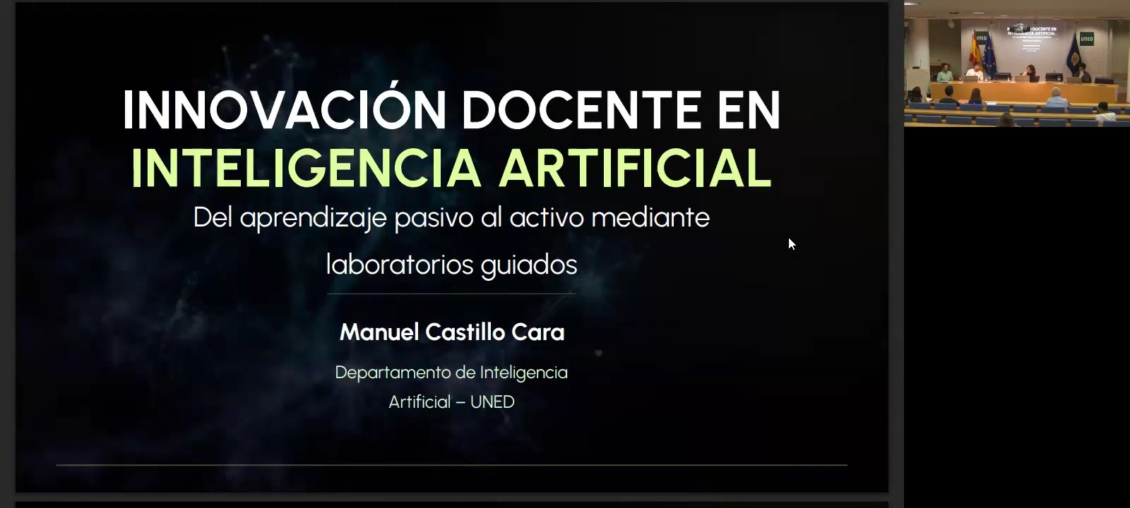 Innovación docente en inteligencia artificial: Del aprendizaje pasivo al activo mediante laboratorios guiados