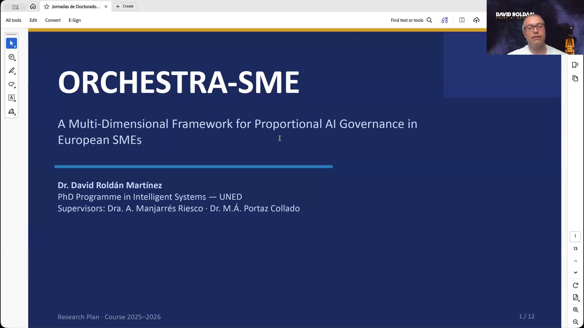 Orchestra-SME. A Multi-Dimensional Framework for Proportional AI Governance in European SMEs