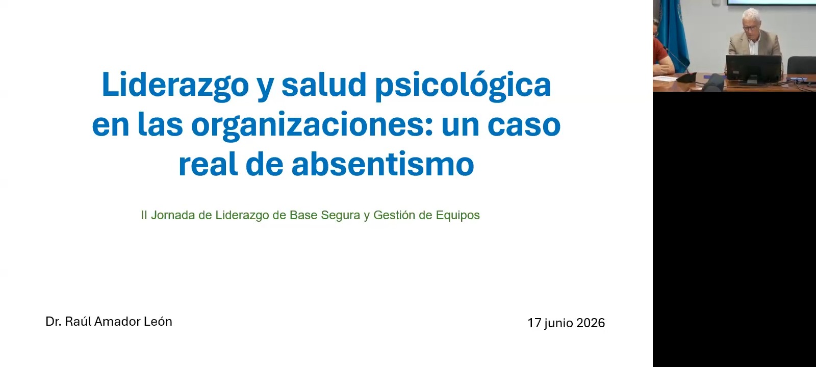 Liderazgo y salud psicológica en las organizaciones: un caso real de absentismo