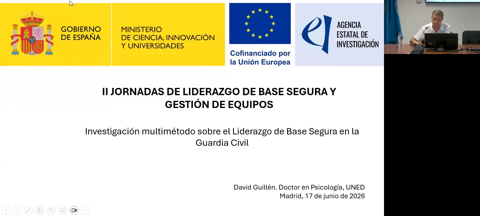 Investigación multimétodo sobre el Liderazgo de Base Segura en la Guardia Civil