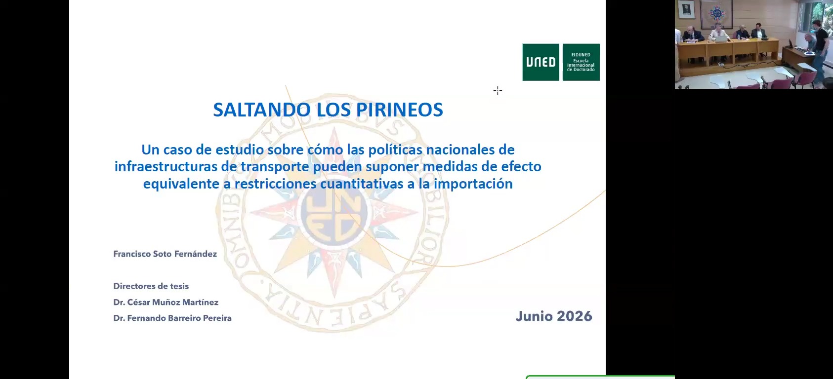 Saltando los Pirineos -Un caso de estudio sobre  cómo las políticas nacionales de infraestructuras  de transporte pueden suponer medidas de efecto  equivalente a restricciones cuantitativas a la  importación
