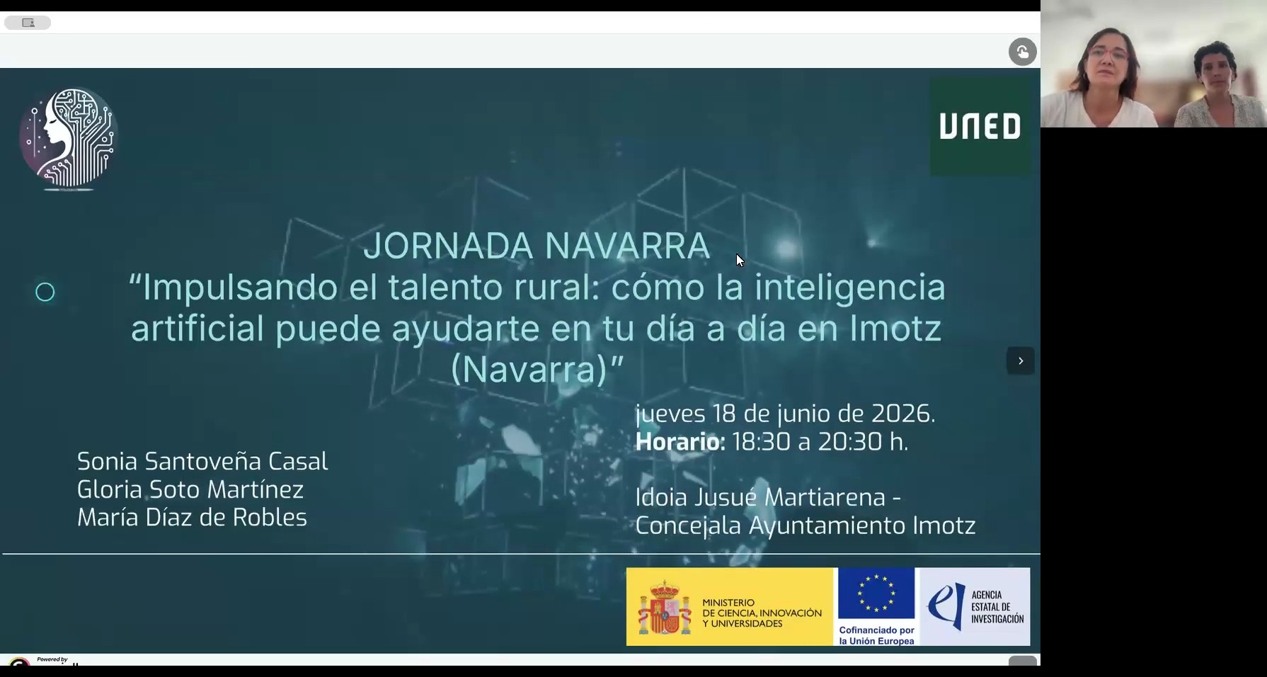 Bienvenida institucional 