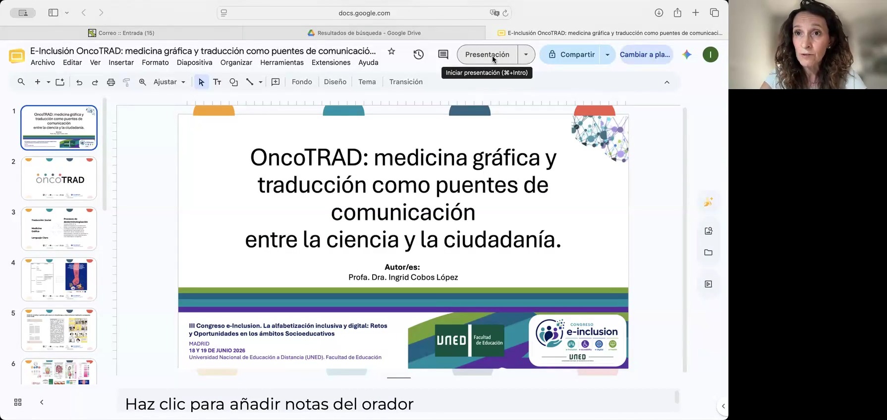 OncoTRAD: medicina gráfica y traducción como puentes de comunicación entre la ciencia y la ciudadanía