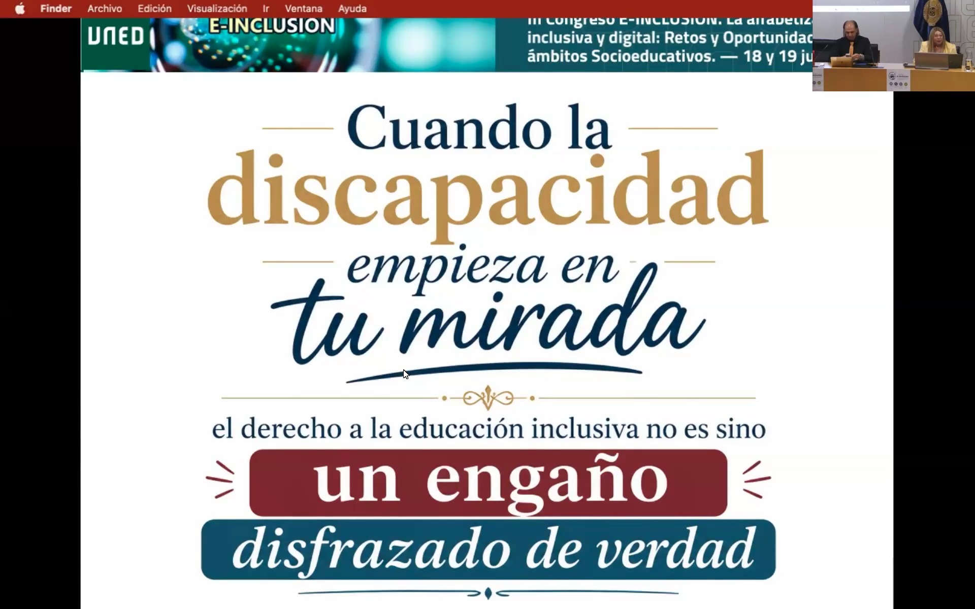Cuando la discapacidad empieza en tu mirada, el derecho a la educación inclusiva no es sino un engaño disfrazado de verdad