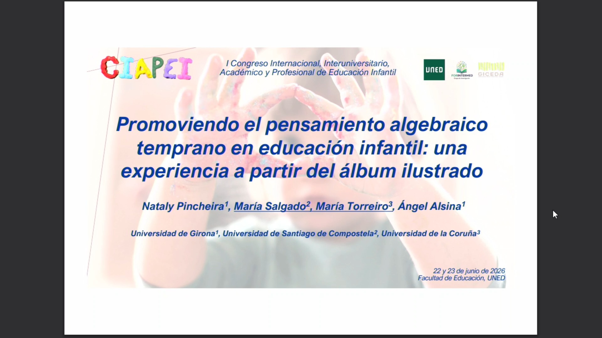 Promoviendo el pensamiento algebraico temprano en Educación Infantil: una experiencia a partir del álbum ilustrado
