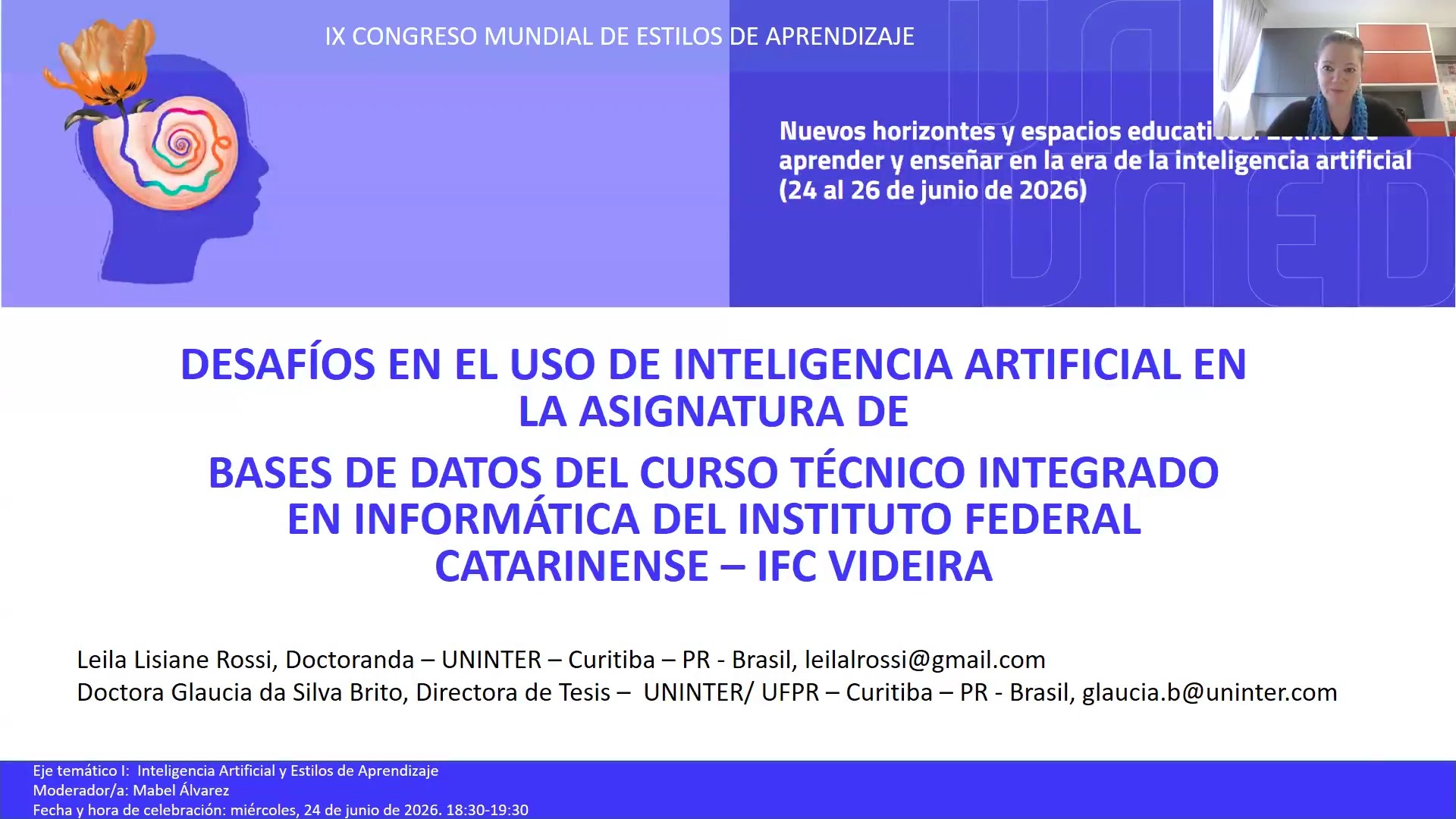 Desafíos en el uso de inteligencia artificial en la asignatura de bases de datos del curso técnico integrado en informática del IFC–Videira