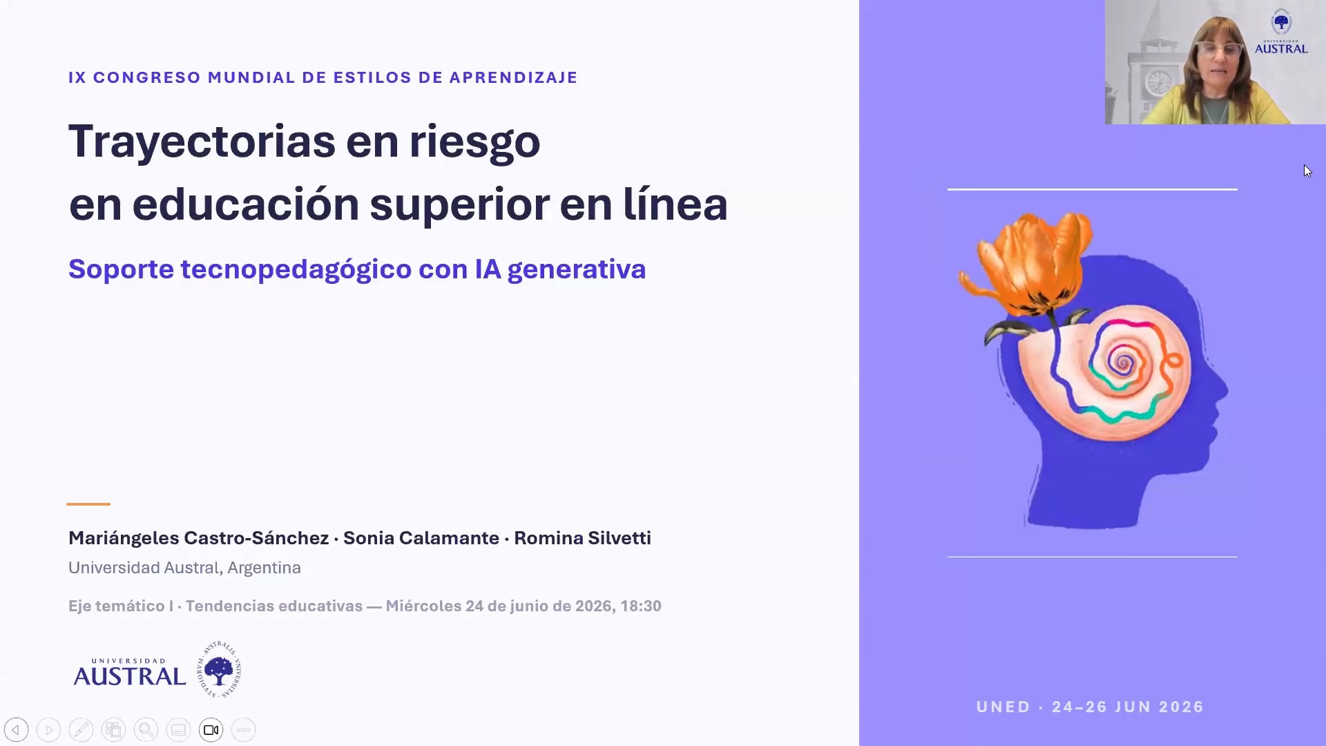 Trayectorias en riesgo en educación superior en línea: soporte tecno pedagógico con IA generativa