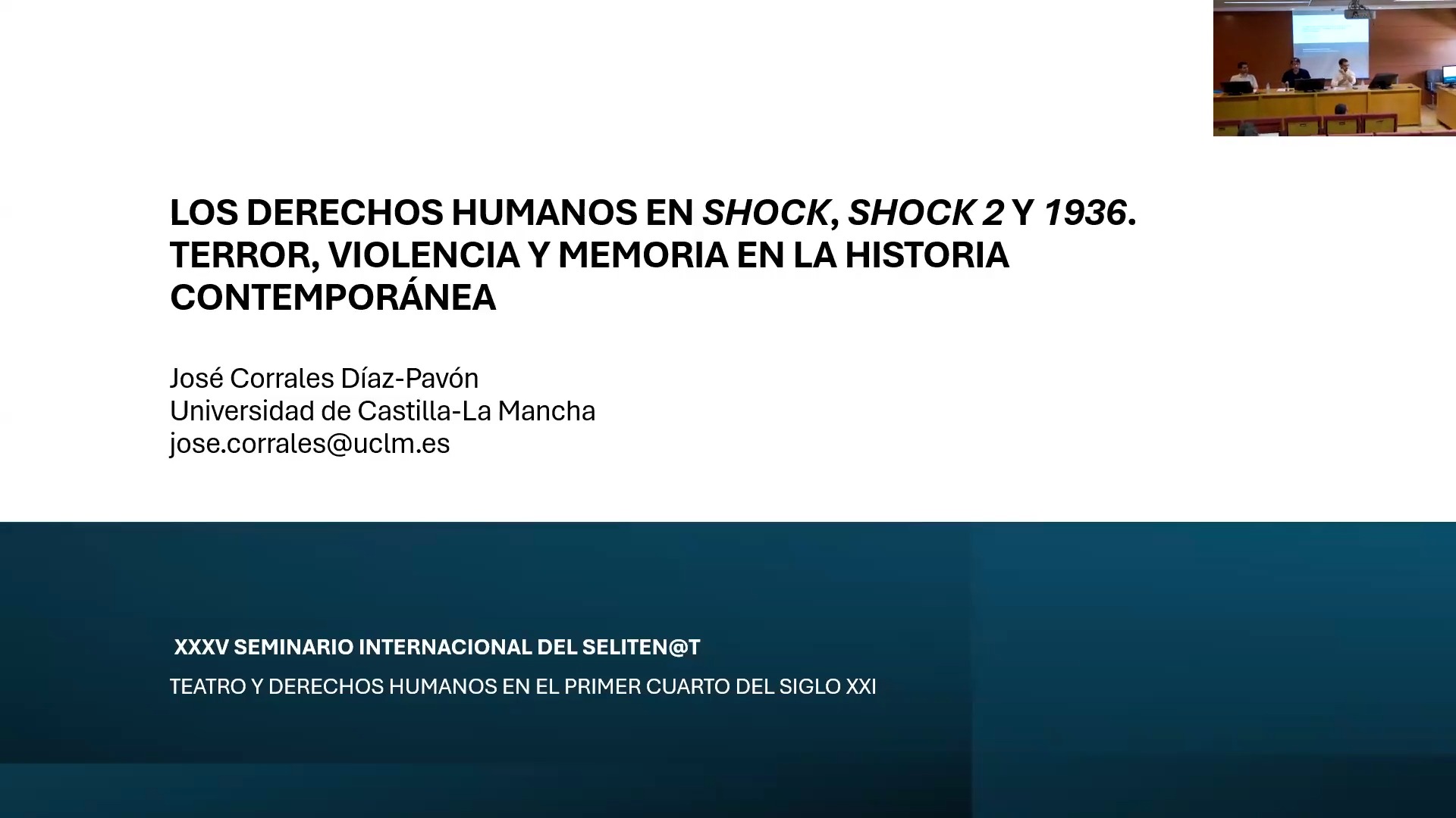Los derechos humanos en Shock, Shock 2 y 1936. Terror, violencia y memoria en la historia contemporánea