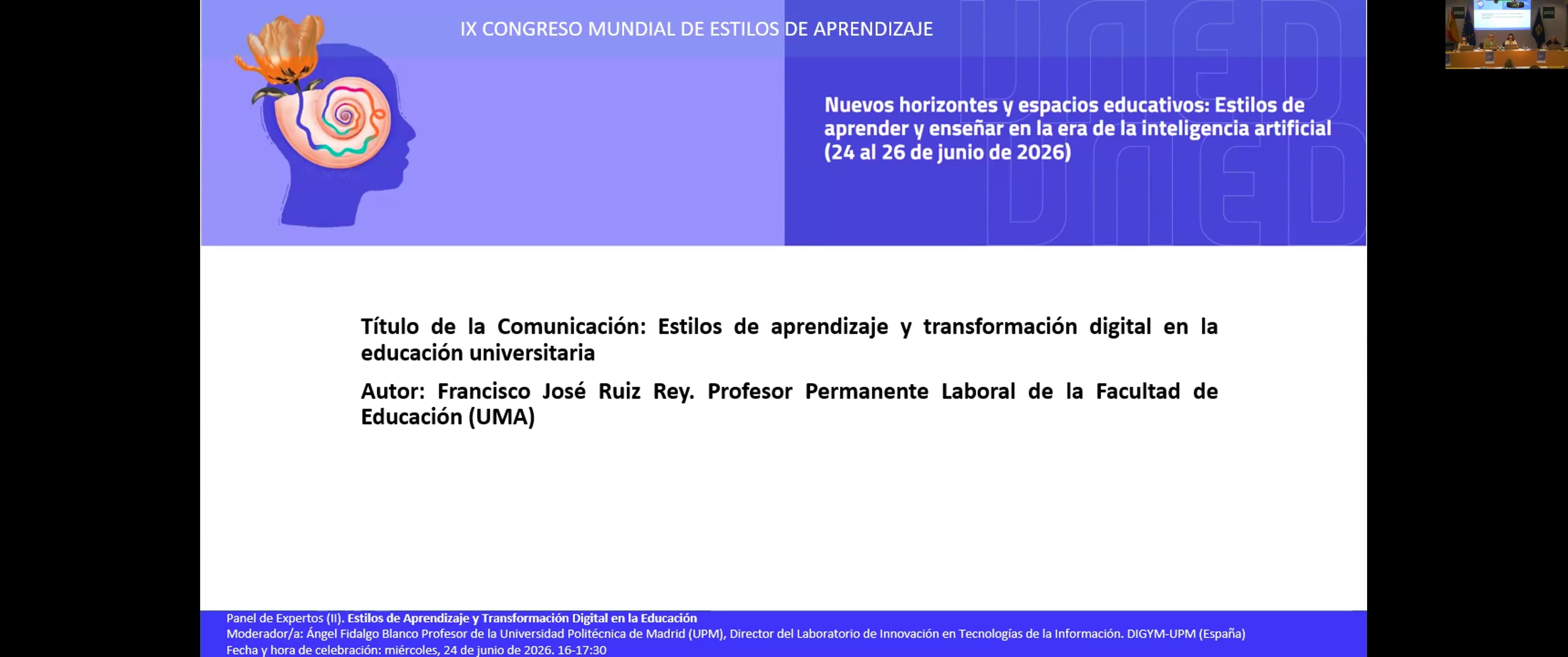 Ponencia de Francisco José Ruiz Rey