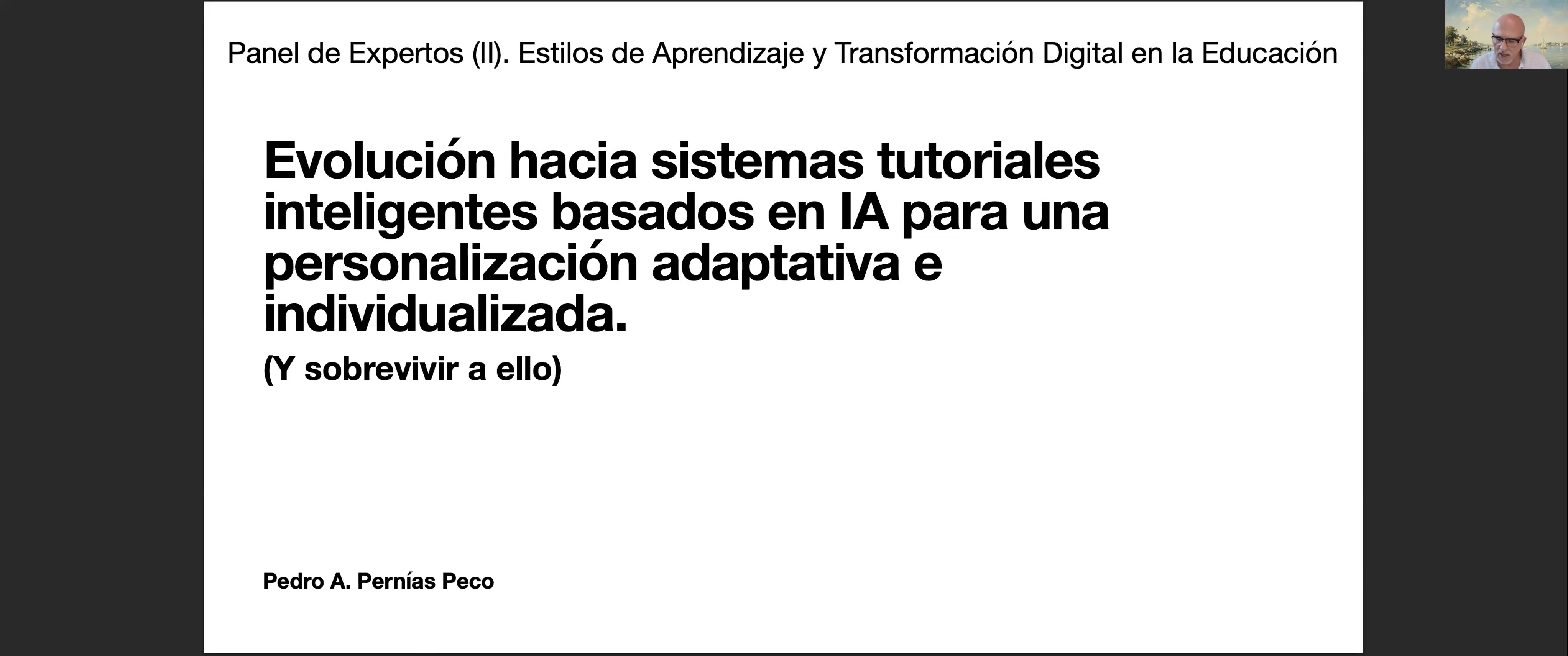 Ponencia de Pedro Pernías Peco