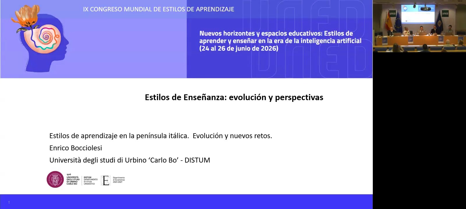 Ponencia de Enrico Bocciolesi