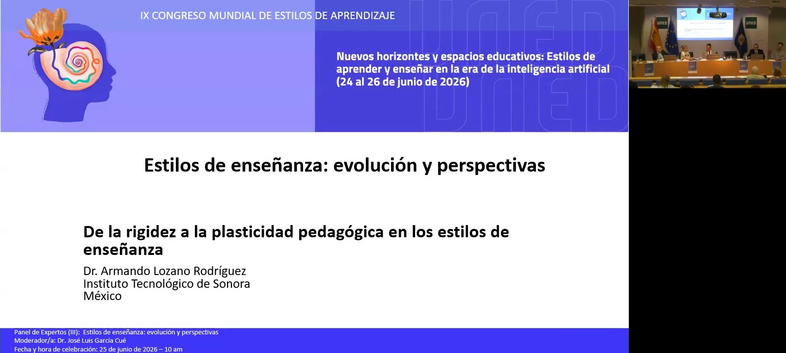 Ponencia de Armando Lozano Rodríguez