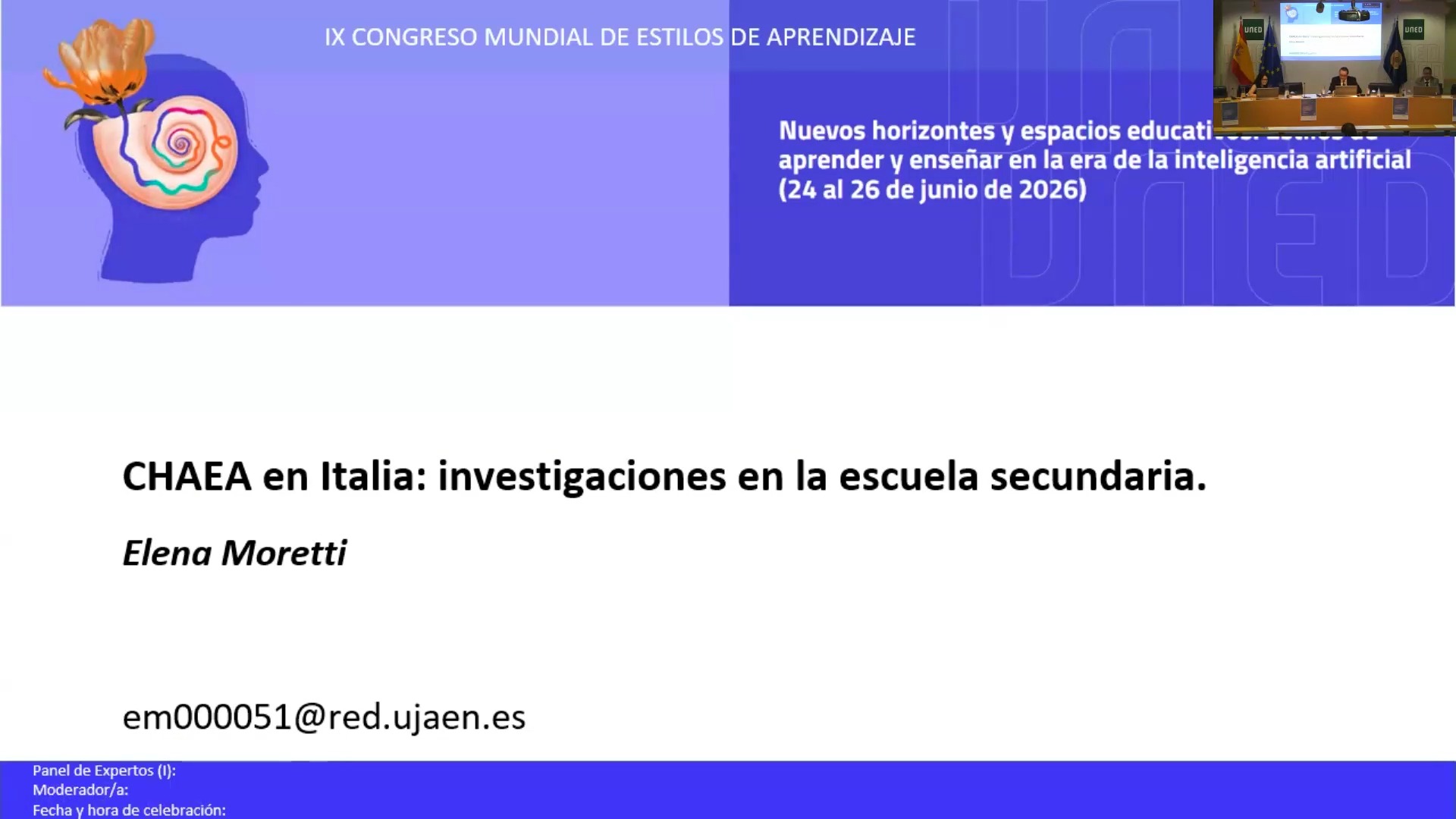 Ponencia de Elena Moretti