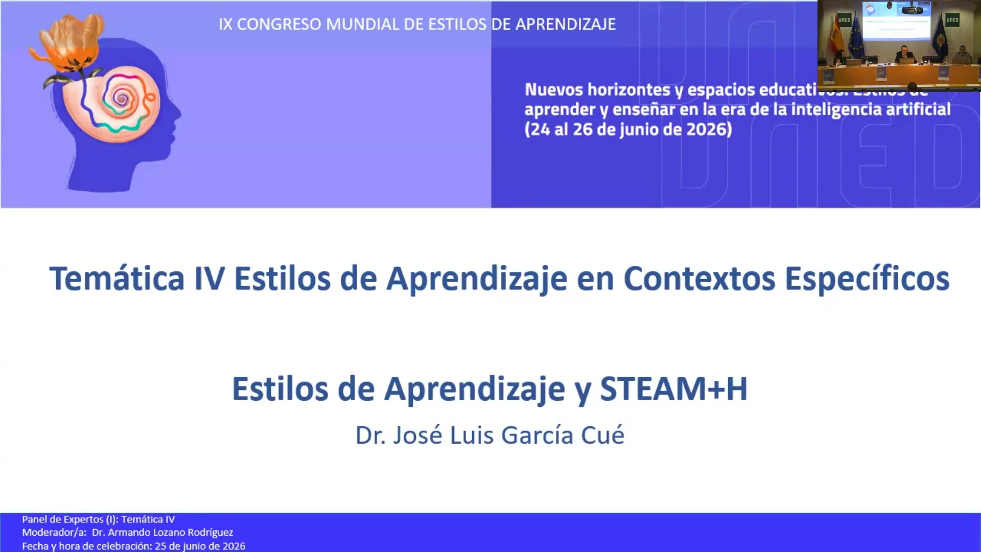 Ponencia de José Luis García Cué