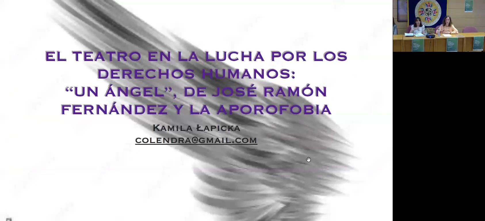 El teatro en la lucha por los derechos  humanos: Un Ángel de José Ramón Fernández y la aporofobia