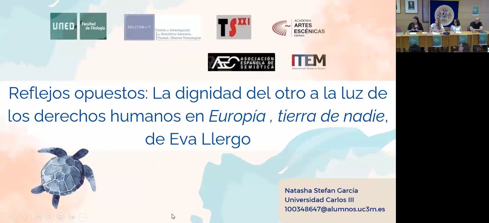 Reflejos opuestos: la dignidad  del otro a la luz de los derechos humanos en Europía, tierra de nadie, de Eva Llergo