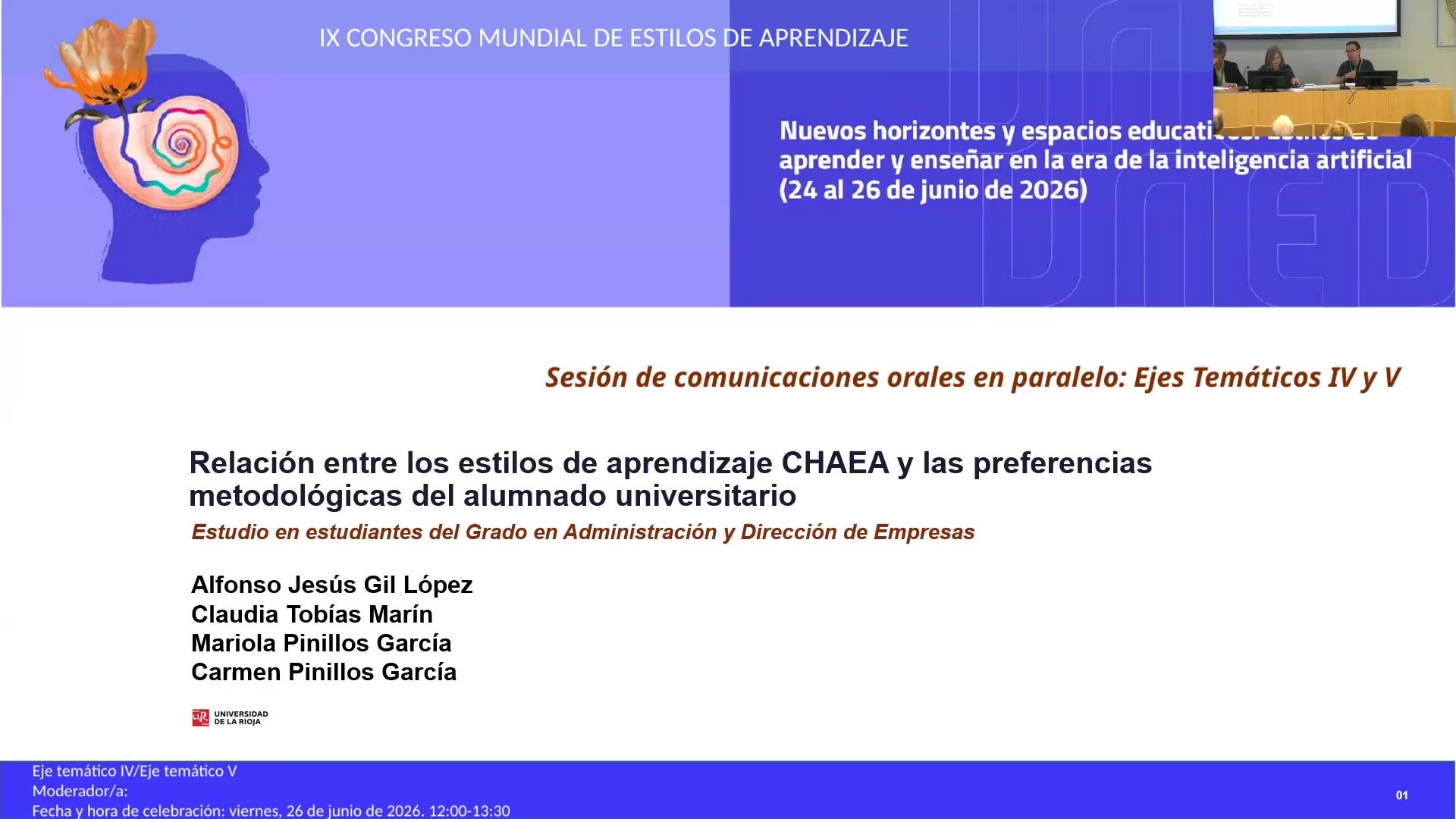 Relación entre los estilos de aprendizaje CHAEA y las preferencias metodológicas del alumnado universitario de GADE
