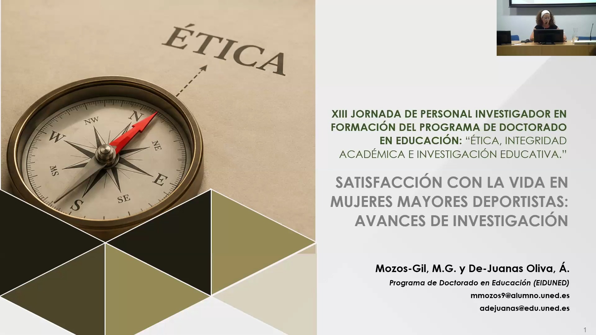 Satisfacción con la vida en mujeres mayores deportistas: Avances de investigación