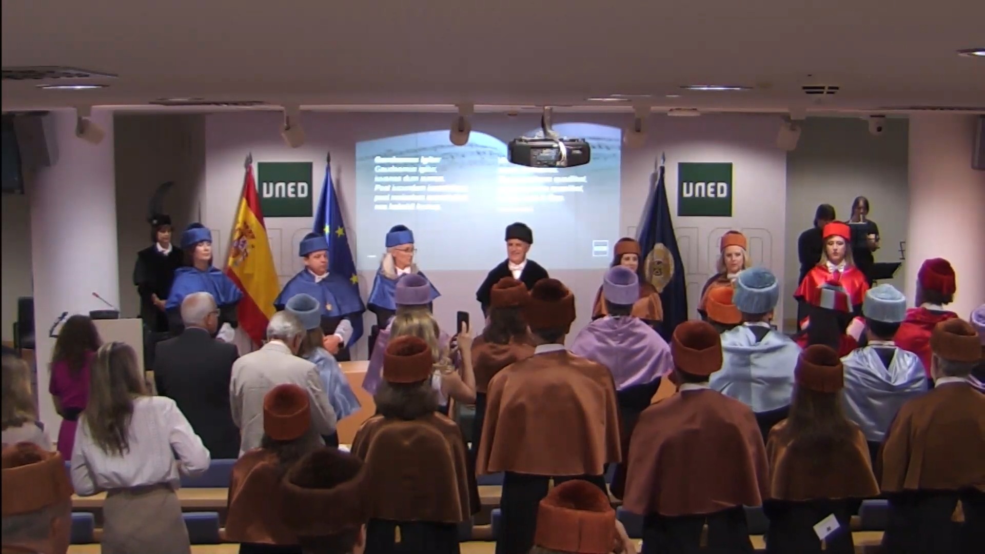 Acto de investidura de las Doctoras Honoris Causa D.ª Elena García Armada y D.ª Eva Nogales de la Morena