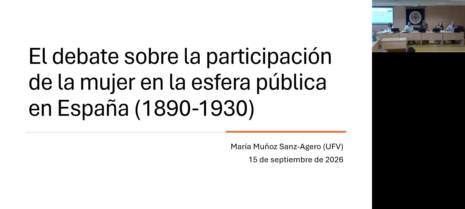 El debate sobre la participación de la mujer en la esfera pública en España (1890-1930)