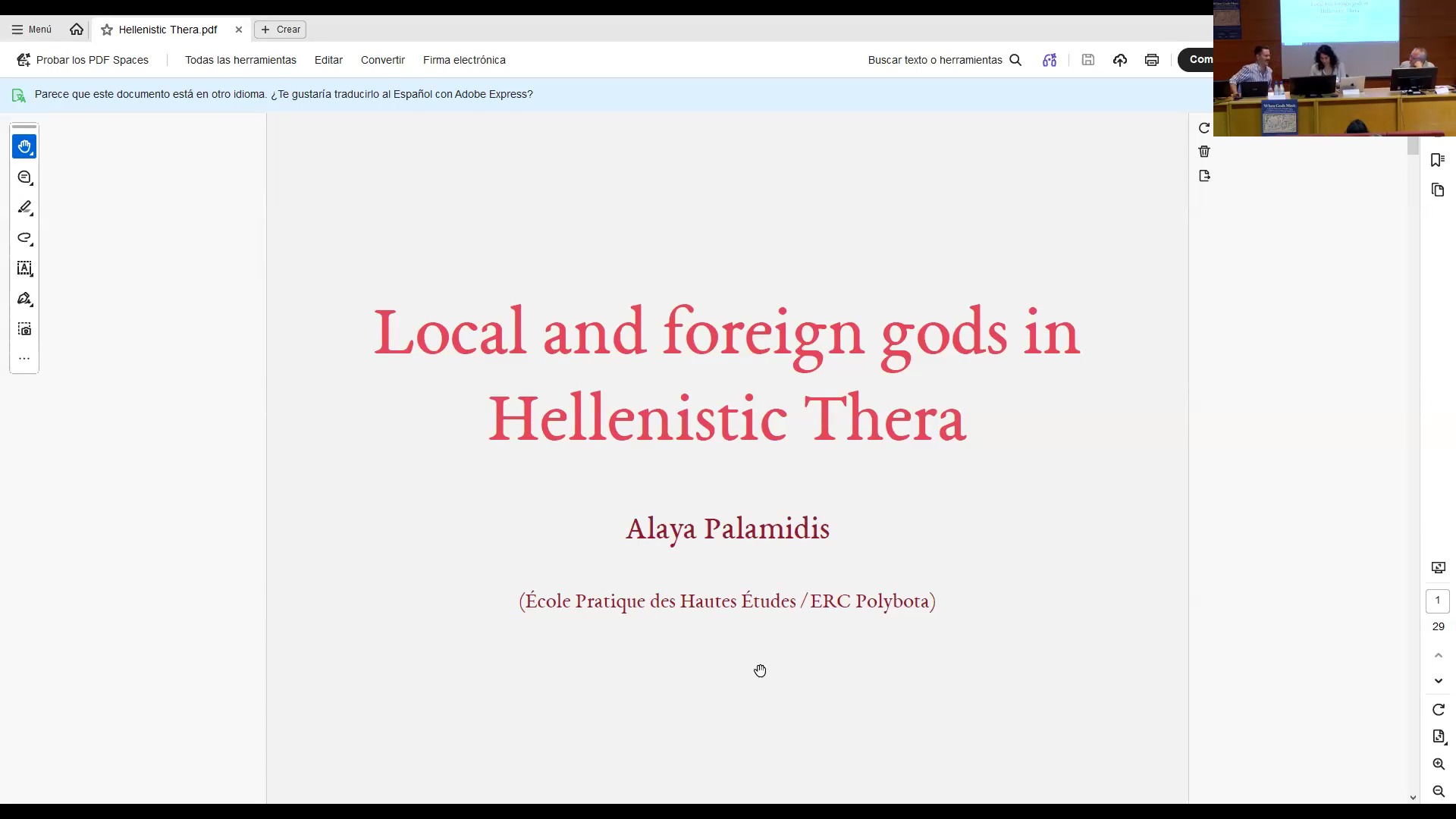 Local and Foreign Gods in Hellenistic Thera