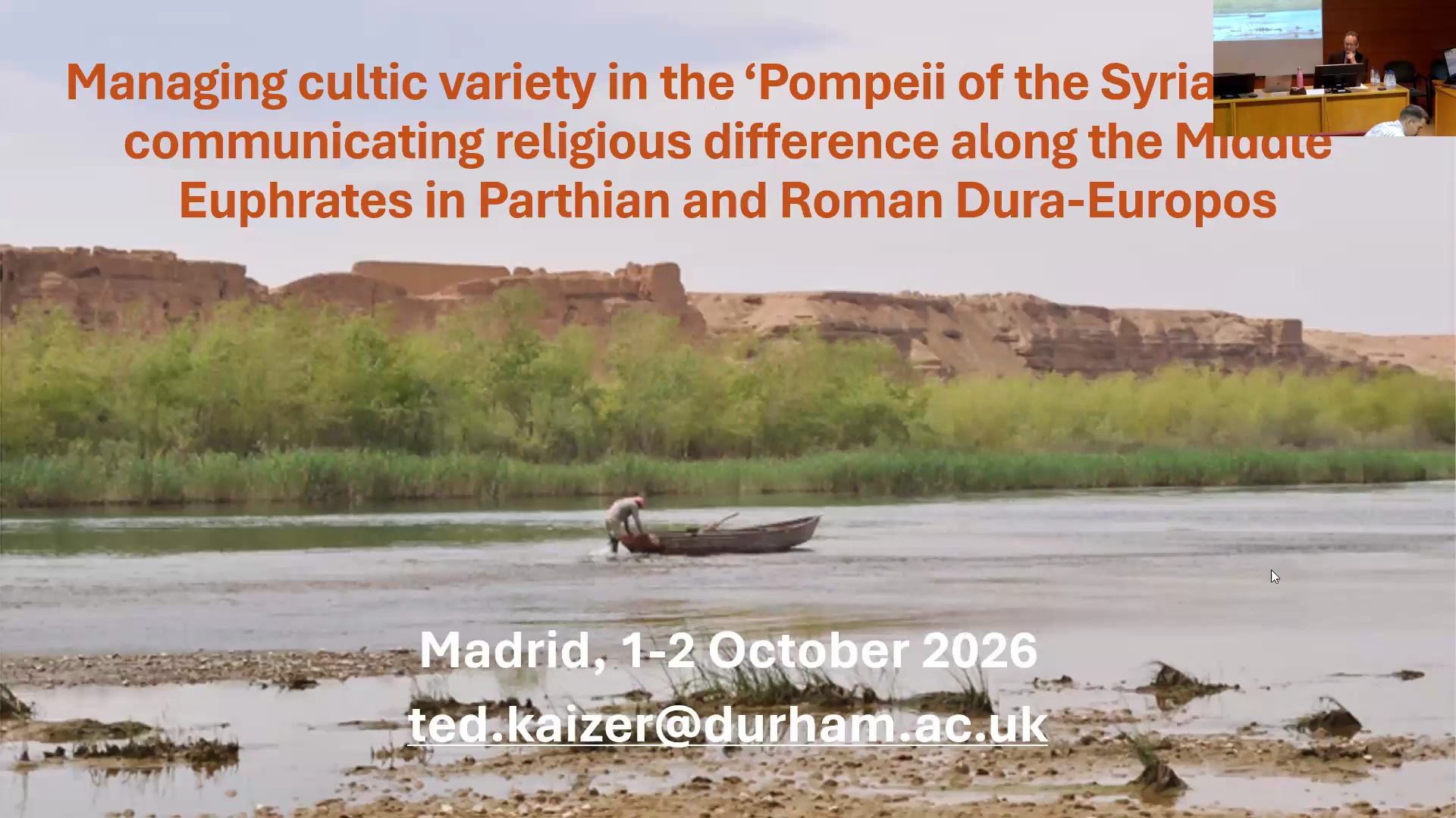 Managing Cultic Variety in the “Pompeii of the Syrian River”: Communicating Religious Difference along the Middle Euphrates in Parthian and Roman Dura-Europos