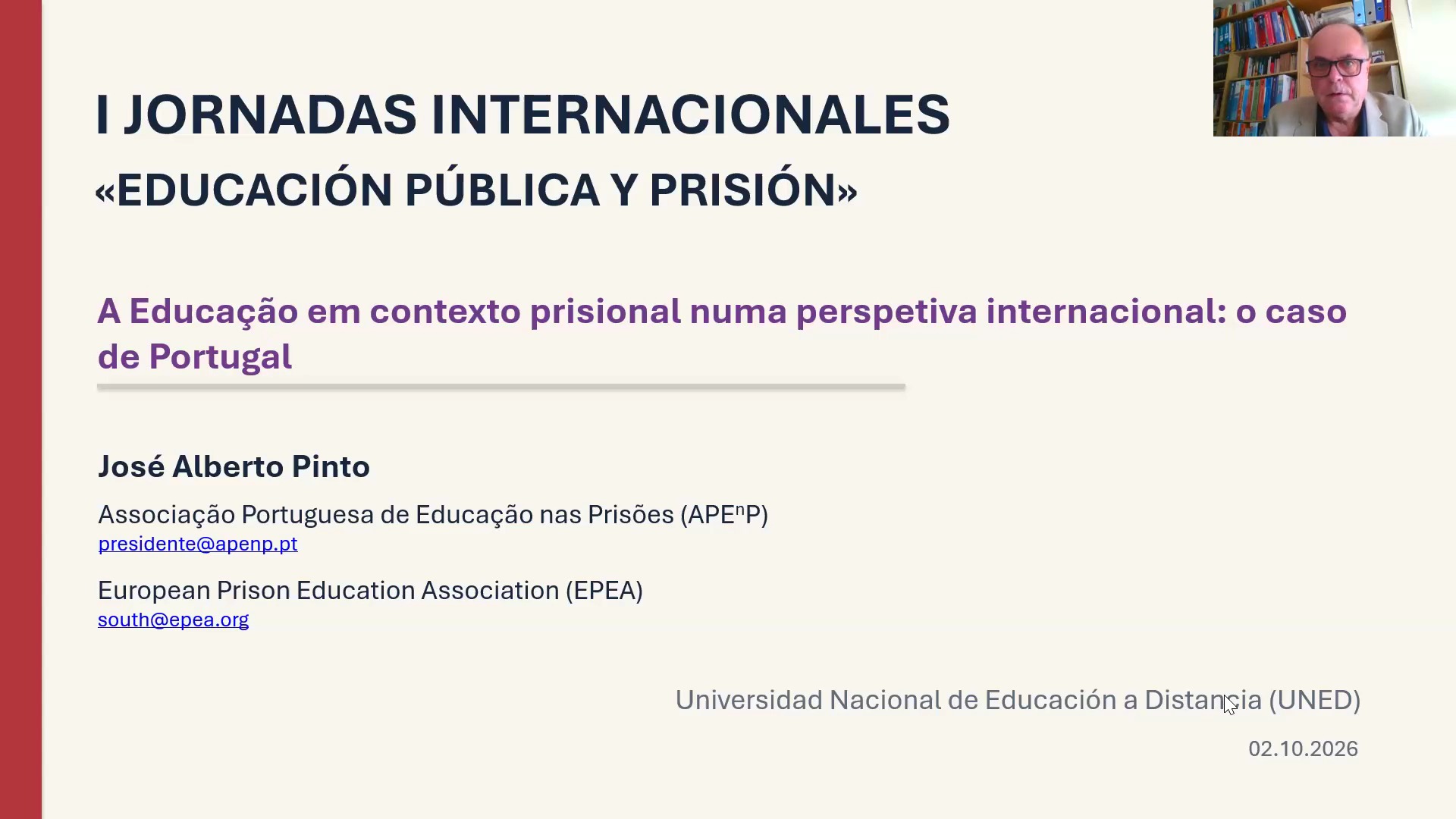 A educação em contexto prisional numa perspetiva internacional: o caso de Portugal