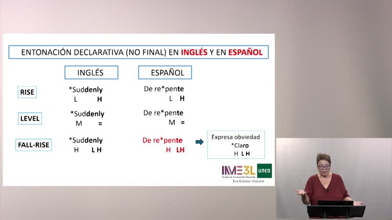 Entonación declarativa neutra: varios grupos entonativos, 2, 7